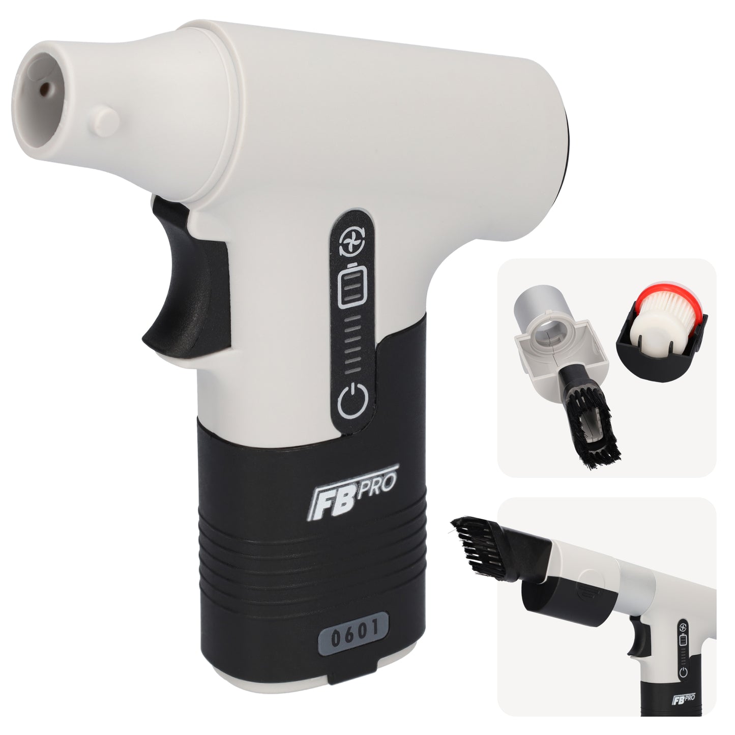 FBT170 - Elektrischer Turboventilator - Ventilator - Jet-Ventilator - Verschiedene Geschwindigkeiten - Grau