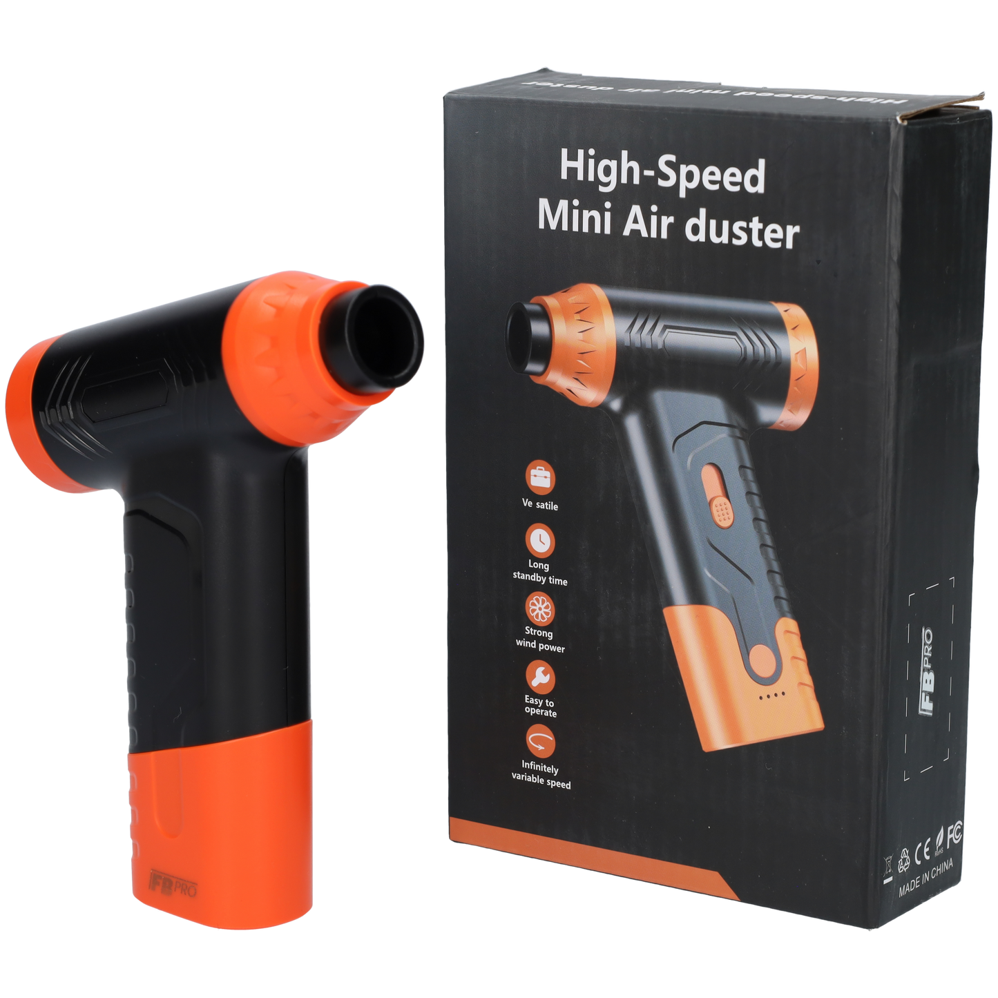 FBT140 – Turbo fan – Air duster – Ventilator – Jet fan - Oranje